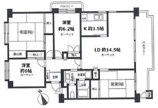 東急ドエル市ヶ尾アネックスの物件間取画像